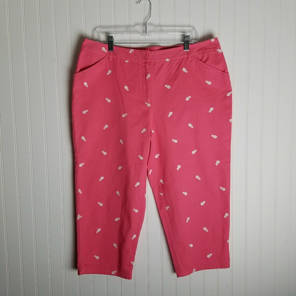 Liz Claiborne Pineapple Capris